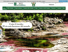 Tablet Screenshot of ecoturismomacarena.com